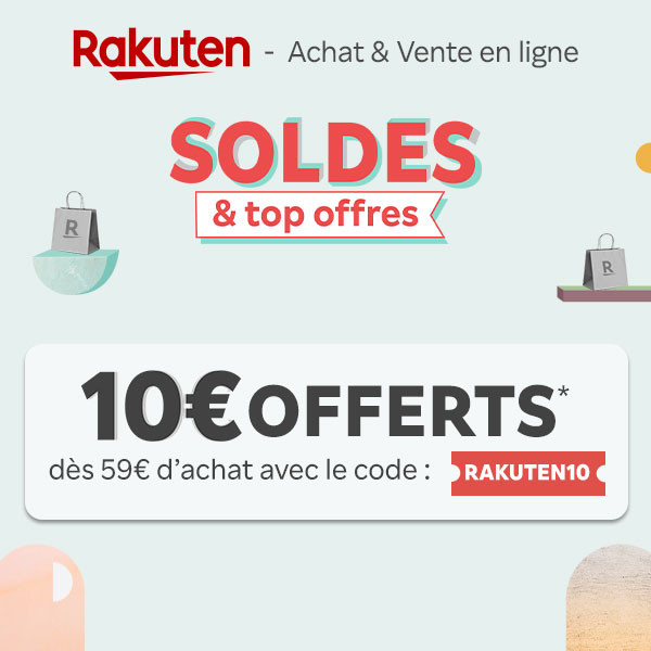 Profitez de 10€ de réduction sur vos achats dès 59€ sur le site (exceptions non incluses)