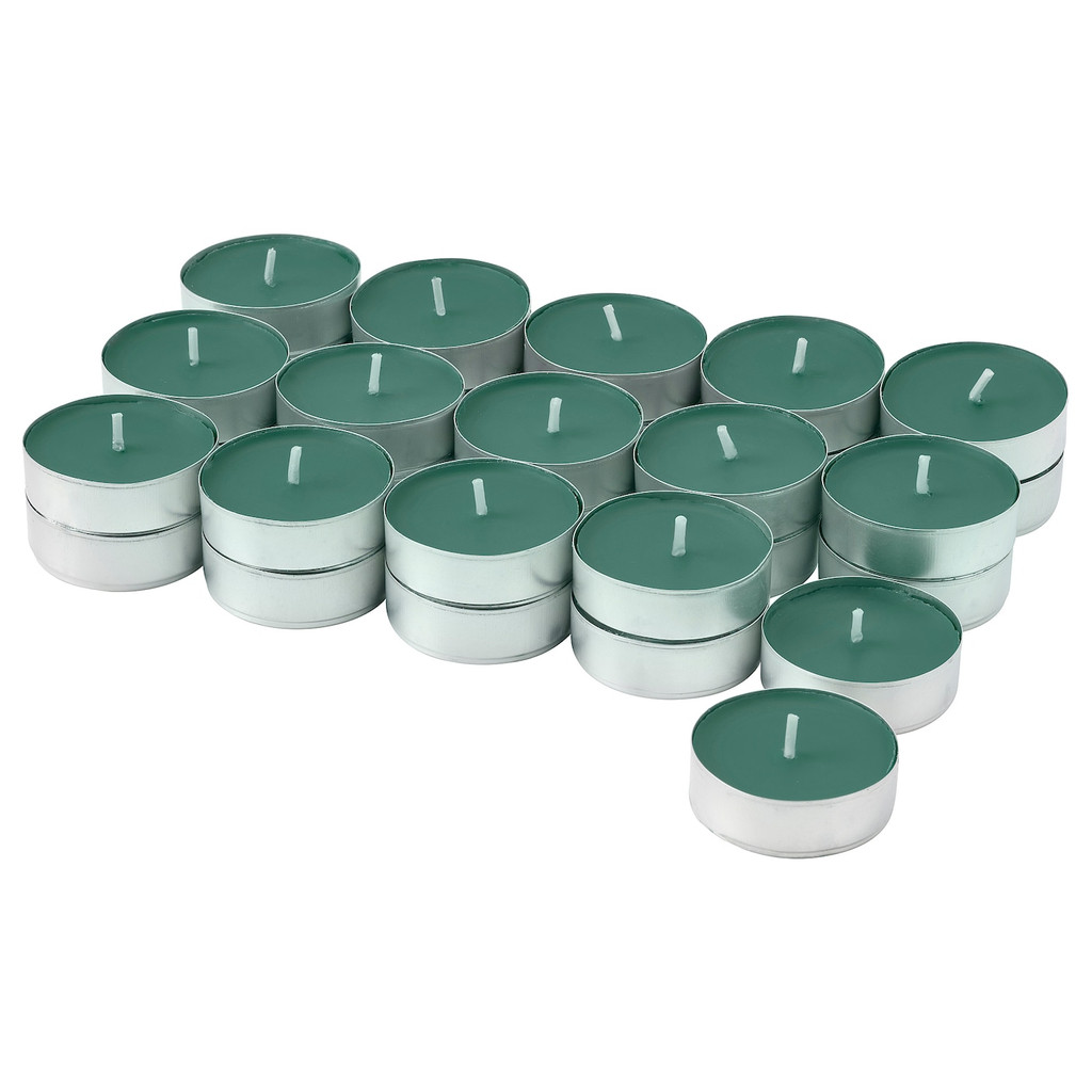 Bougies Parfumées Épicées: Sapin & Eucalyptus - Lot de 30