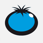 "Blue Tomato" logo